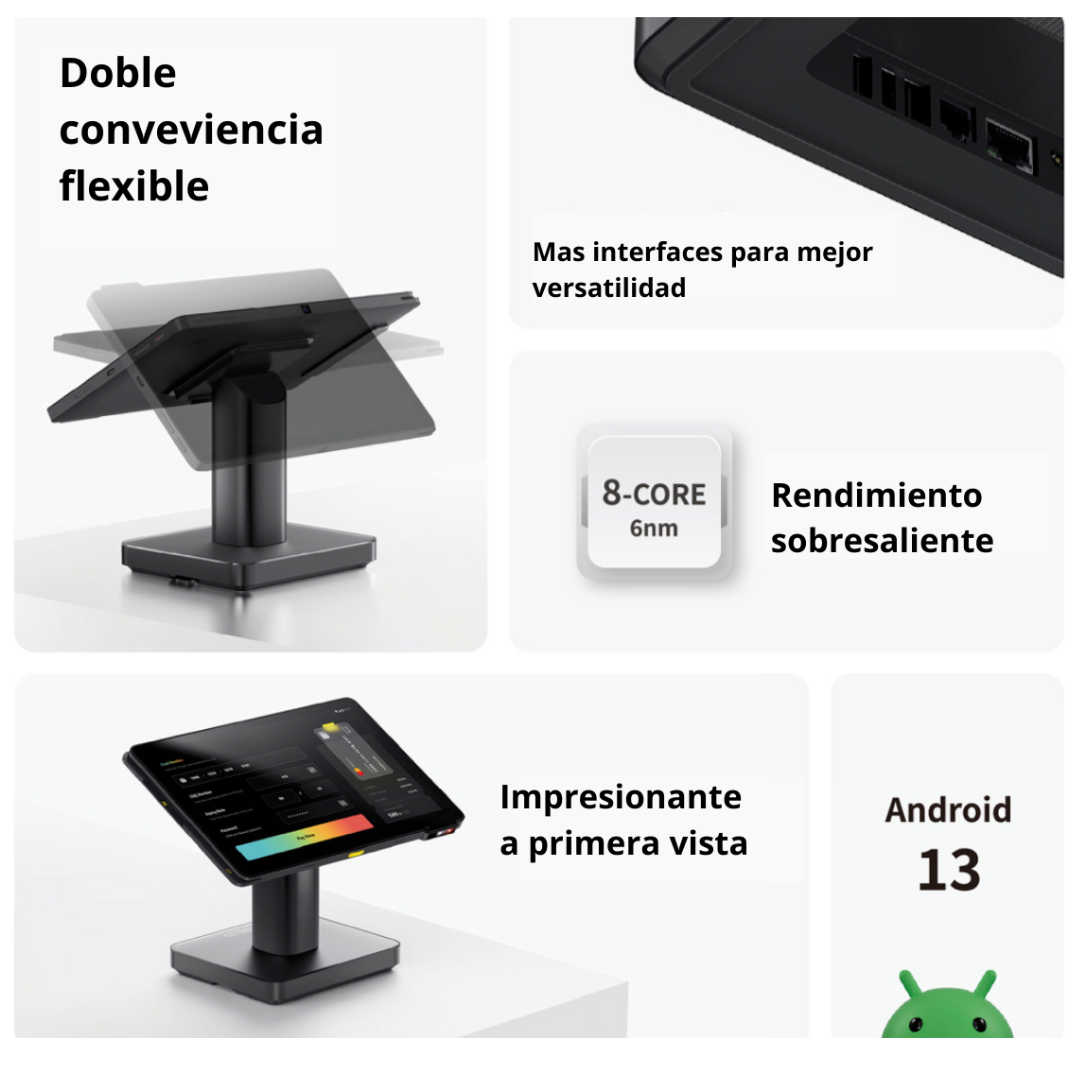 POS Android 13 Kozen P18 Todo en Uno