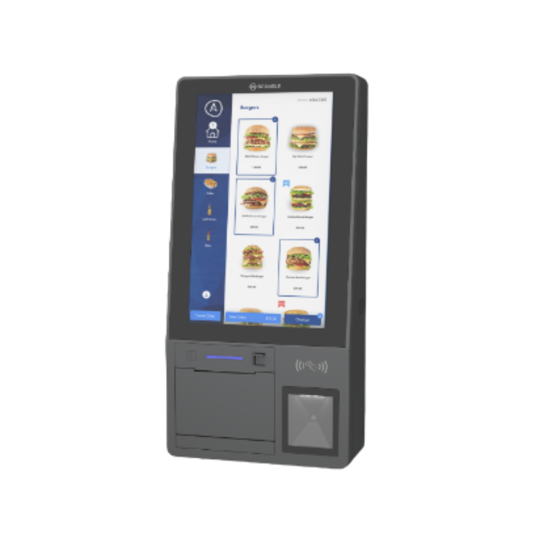 Imagen frontal del Scangle K3 Terminal Kiosco 10.1'' donde se observa su amplia pantalla