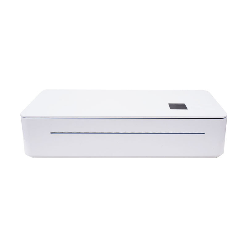 Imagen frontal de la Impresora Portátil Térmica A4 - USB-C y Bluetooth en color blanco