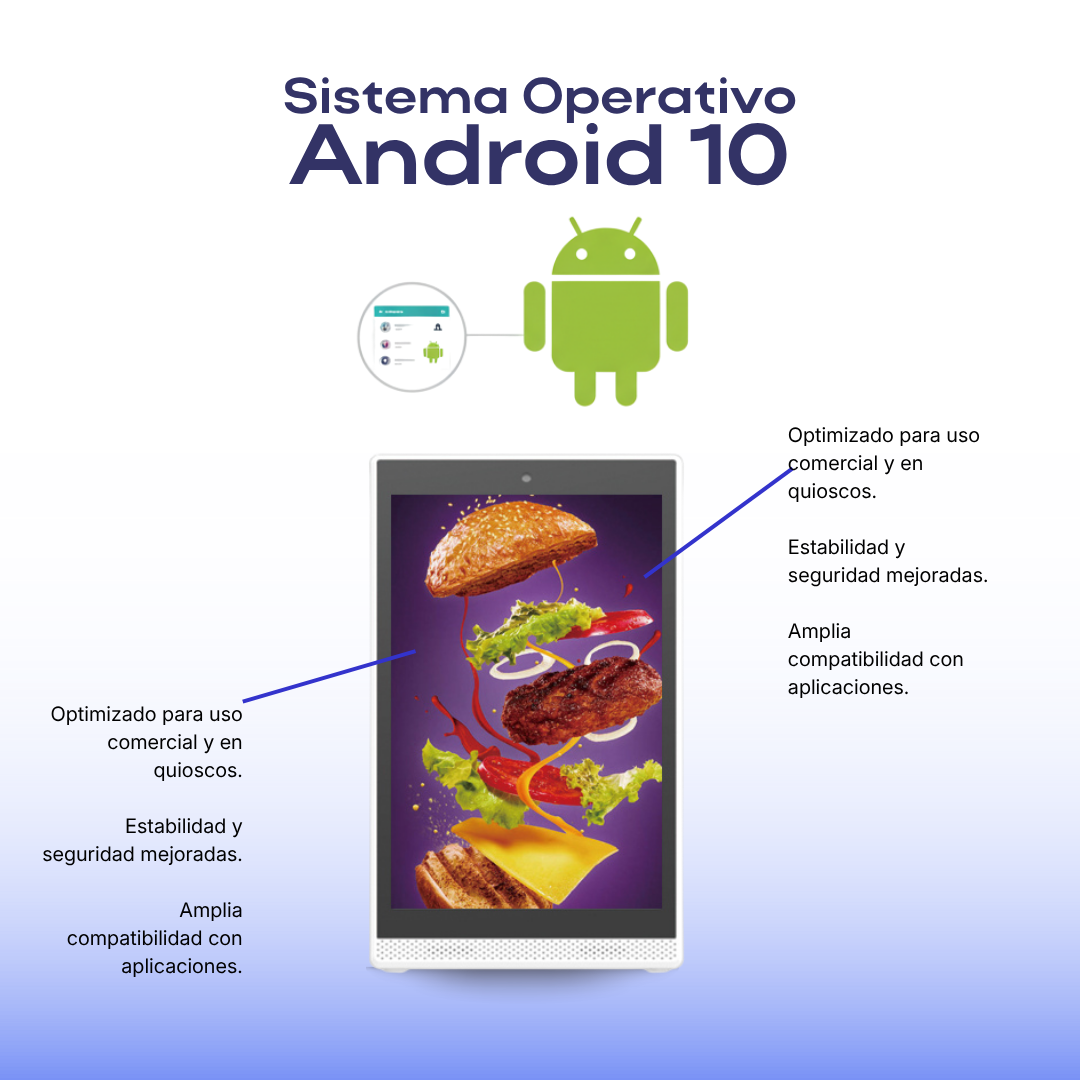 Mini Kiosco Publicitario 10.1'' Android 10