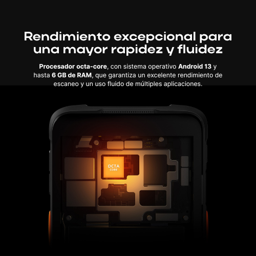 RANGER2 Terminal Móvil Industrial Android con Lector de Códigos de Barras