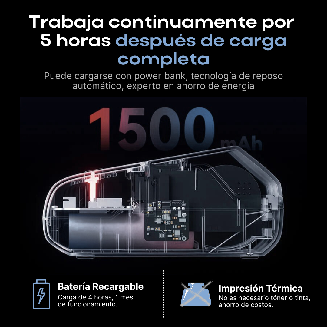 NIIMBOT B1 Impresora Térmica de Etiquetas Inalámbrica Bluetooth