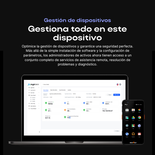 RANGER2 Terminal Móvil Industrial Android con Lector de Códigos de Barras
