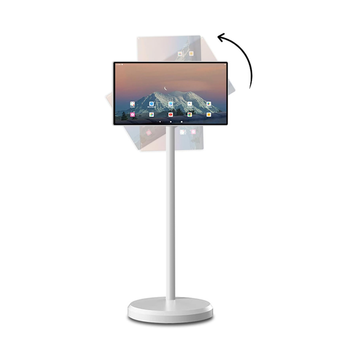 Smart TV Portátil Táctil Android de 21.5" con Soporte