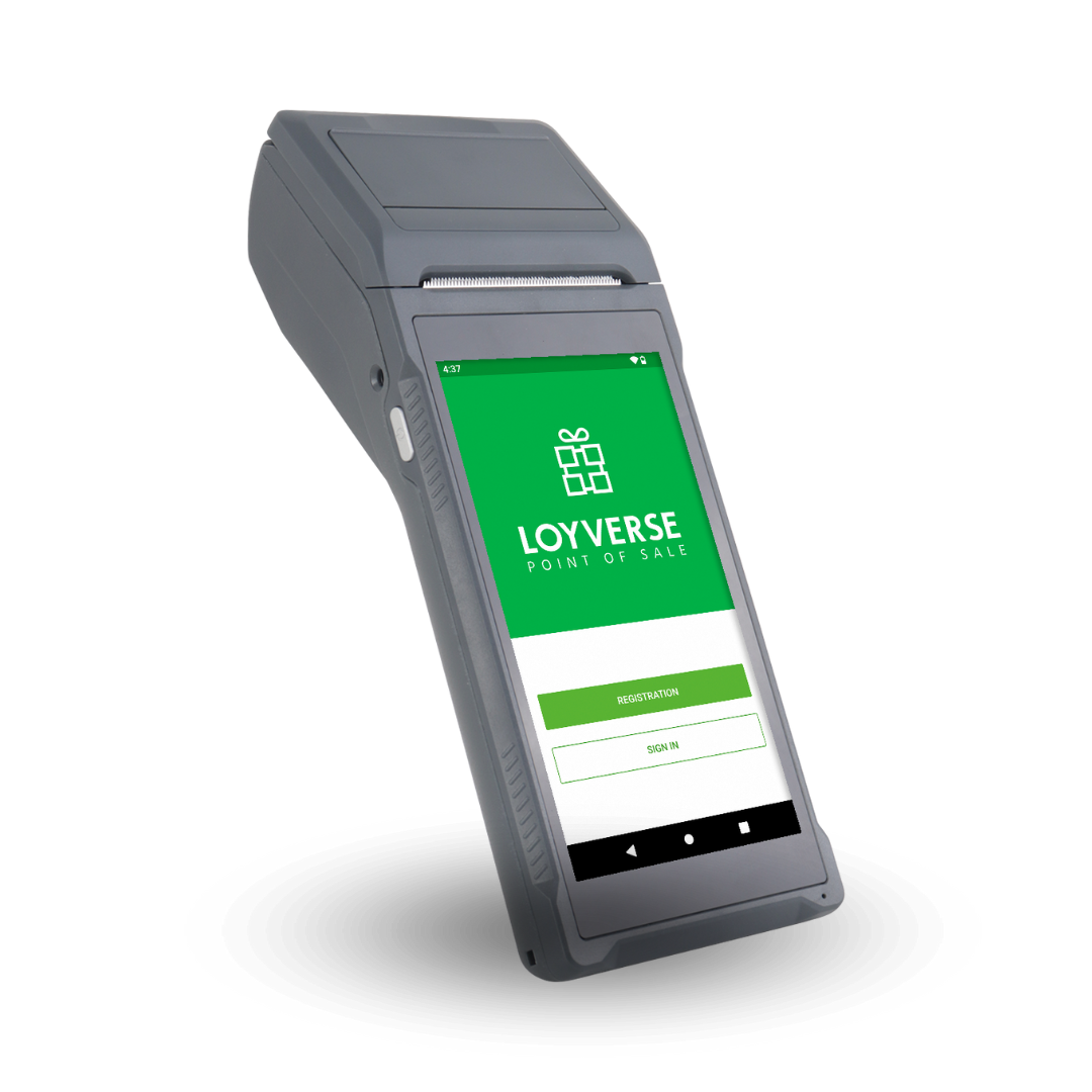 Punto de Venta Q2i Android 11 con Impresora Térmica de Alta Velocidad para Recibos de 58mm y Pantalla Táctil de 5.5'