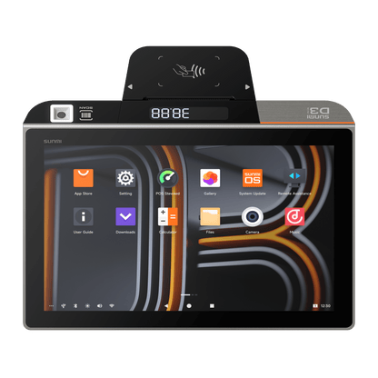 POS Android 13 Sunmi D3 Mini Pantalla Dual
