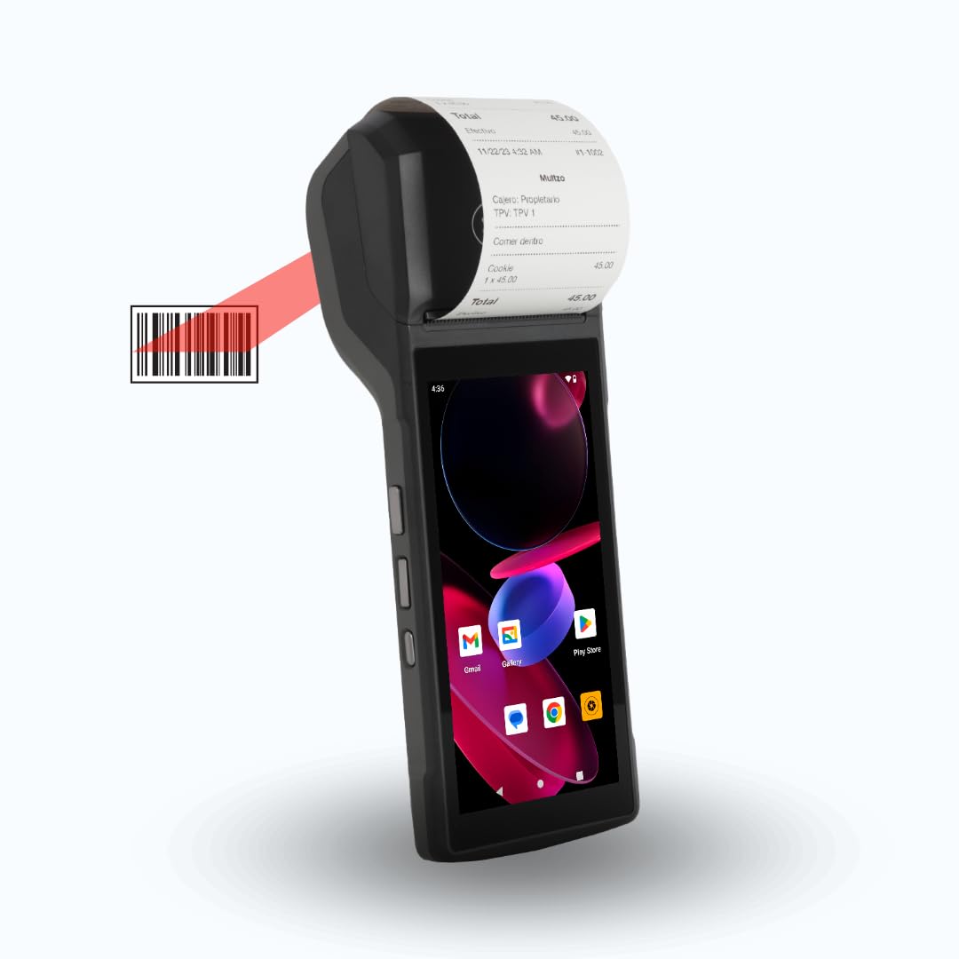 Punto de Venta H10 con Android e Impresora de Recibos