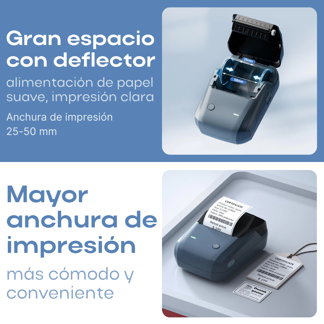 NIIMBOT B1 Impresora Térmica de Etiquetas Inalámbrica Bluetooth