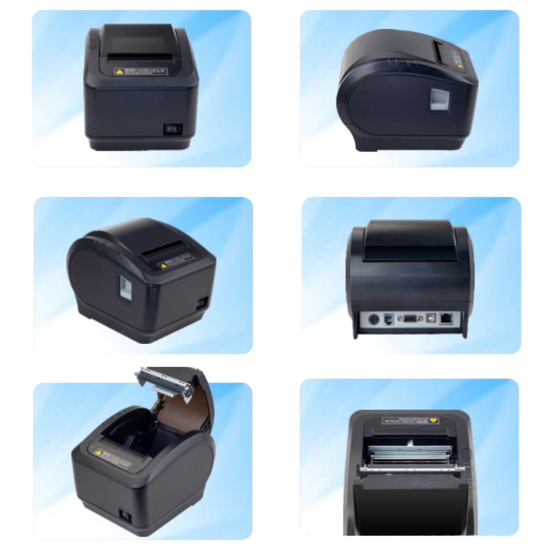 Impresora Térmica de Recibos 80mm WiFi/Bluetooth Alta Velocidad 300mm/s