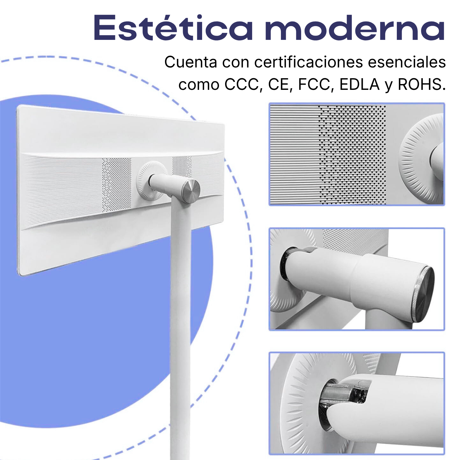 Smart TV Portátil Táctil Android de 21.5" con Soporte