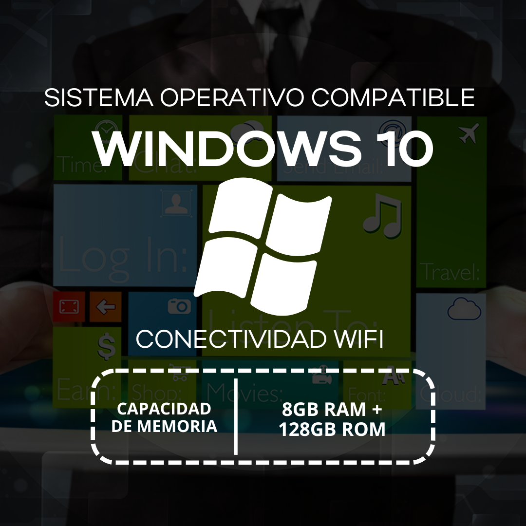 Punto de Venta Windows 10 con Pantalla Táctil de 15.6'' M8W