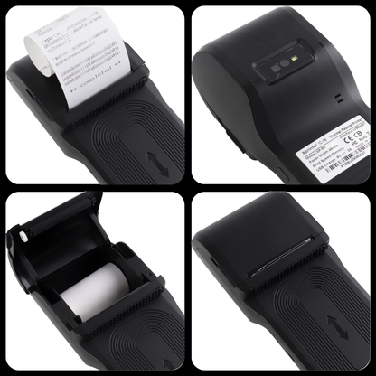 Punto de Venta Impresora Térmica Portátil XP-P1 y Escáner de Códigos de Barras 1D/2D