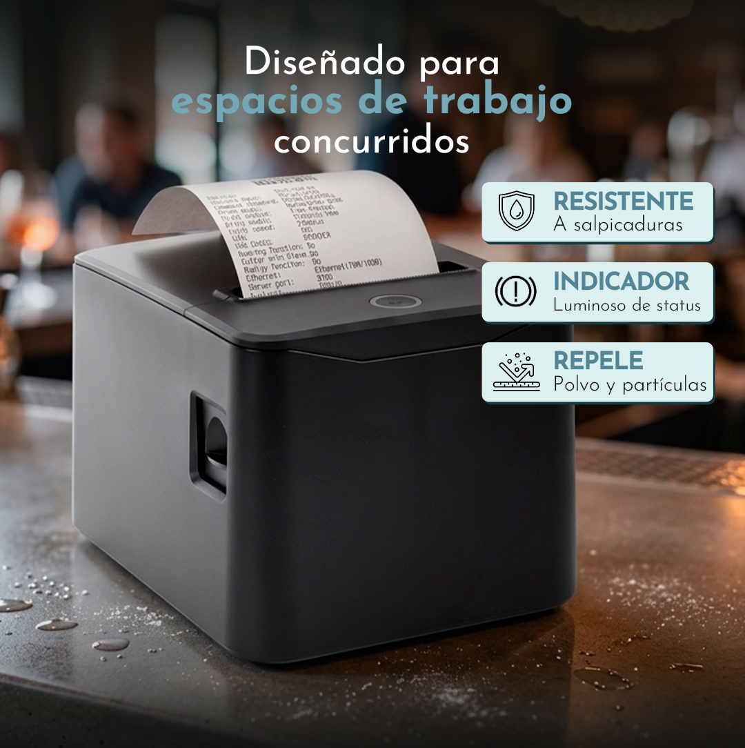 Impresora Térmica de Recibos 80mm WiFi y Bluetooth 300mm/s | POS Store