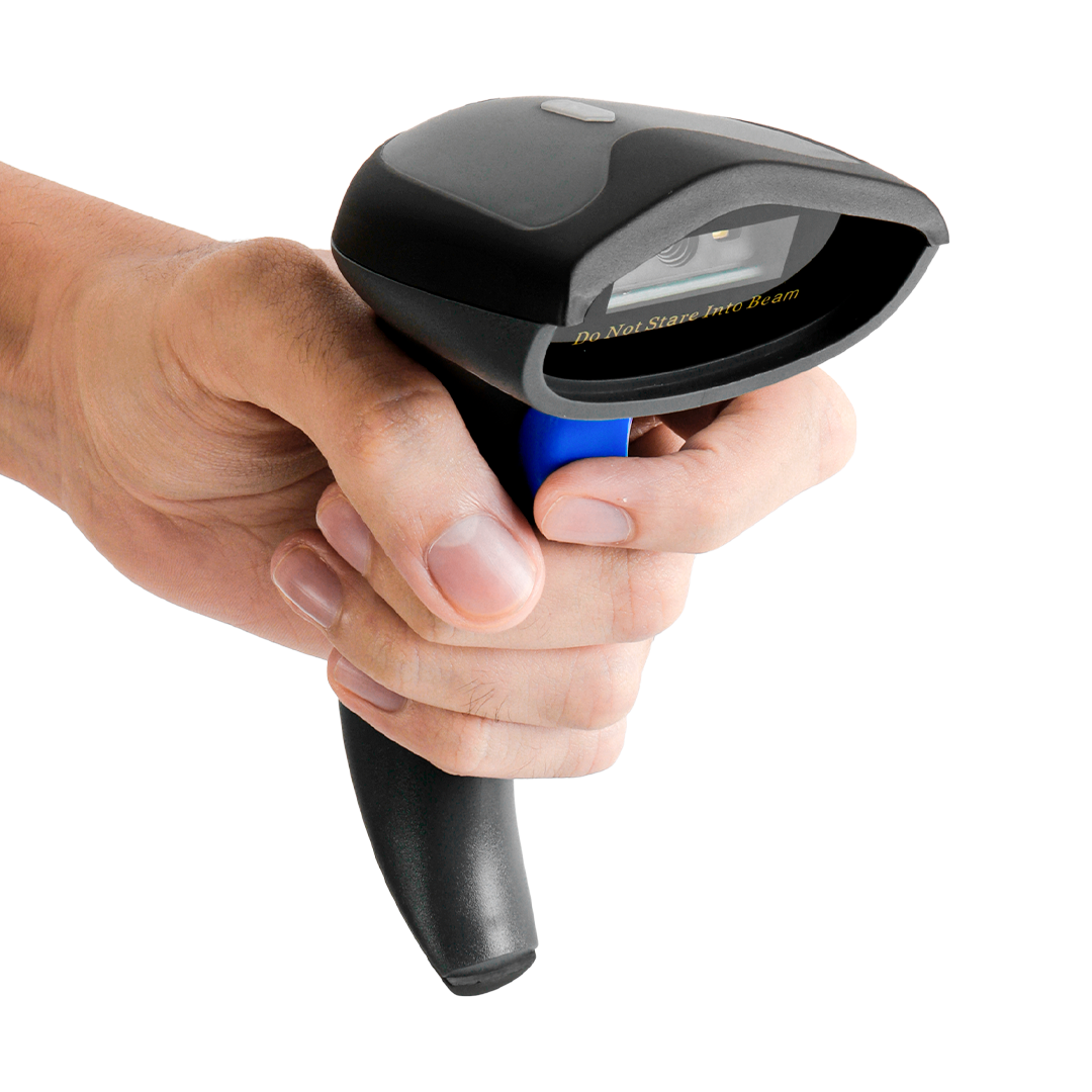 Escáner de Código de Barras 2D Inalámbrico y Bluetooth, Lectura de Códigos 1D y 2D