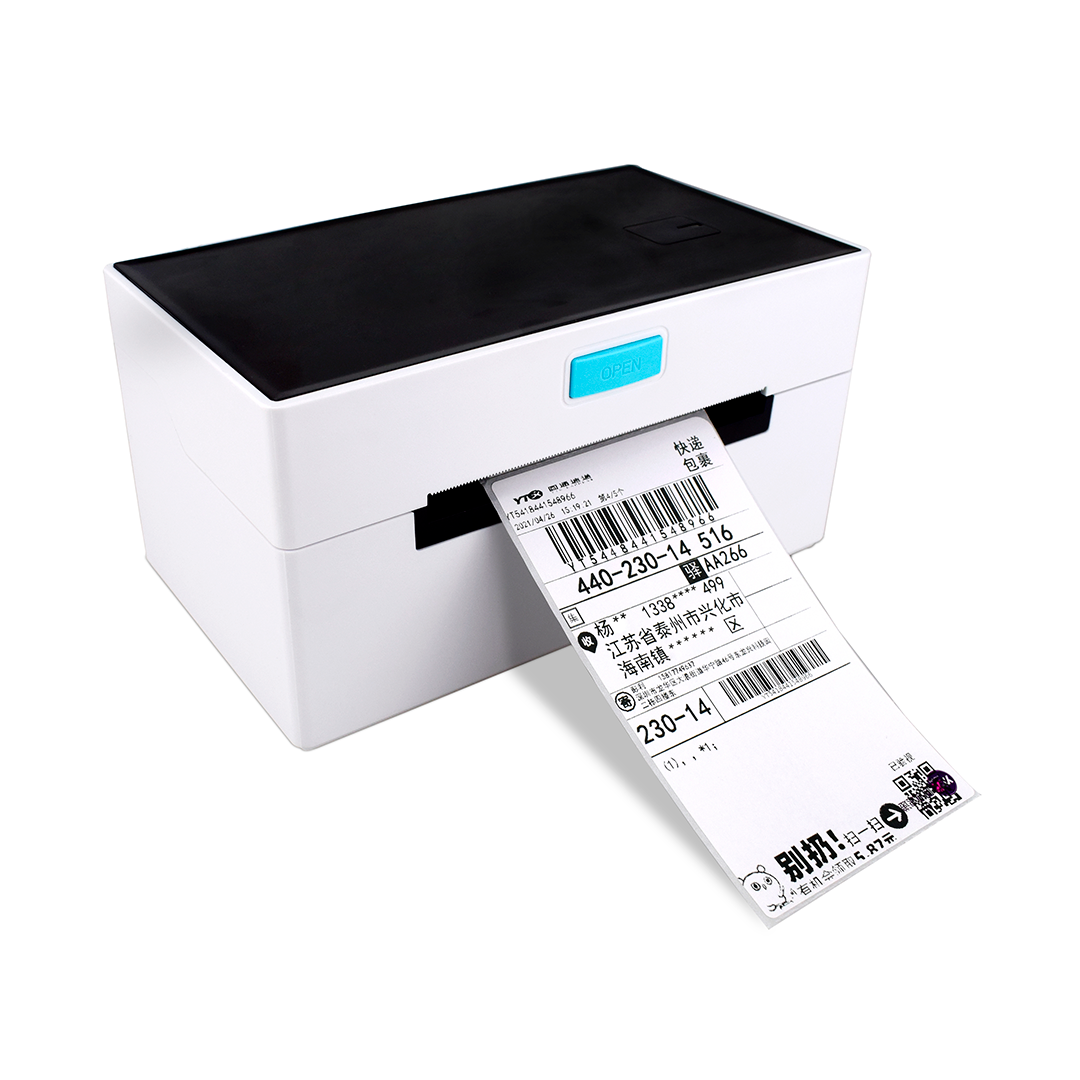 Impresora de Etiquetas Térmica Directa de 4 Pulgadas, Alta Velocidad 160mm/s, Conexión USB/Bluetooth/WiFi