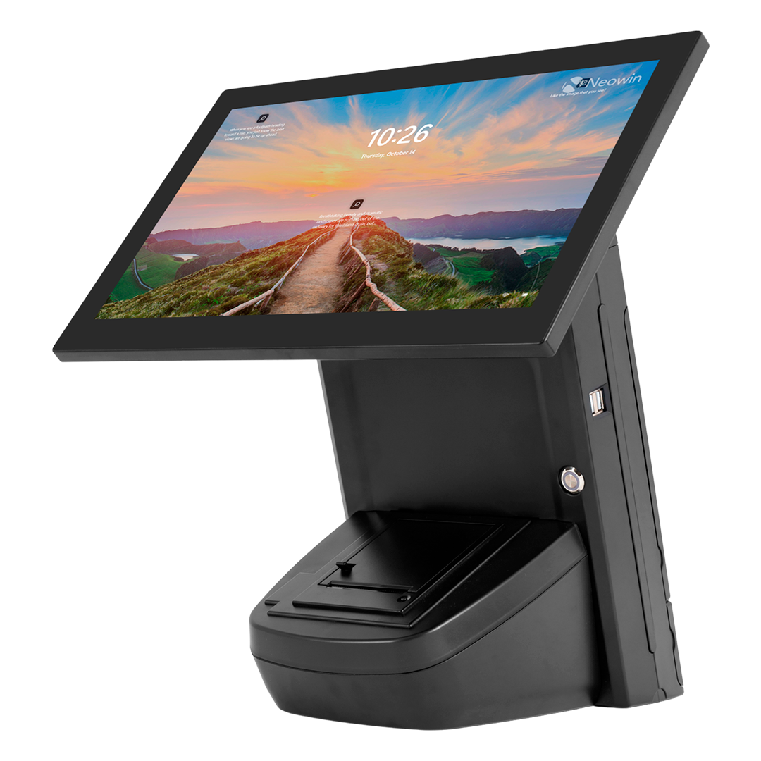 Punto de Venta Todo en Uno 15.6" — Windows 11, Core i5 e Impresora Térmica 58mm