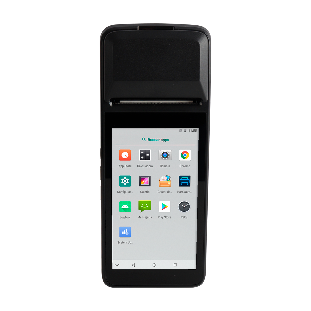 Punto de venta H5 con Android 8.1 e Impresora de Recibos