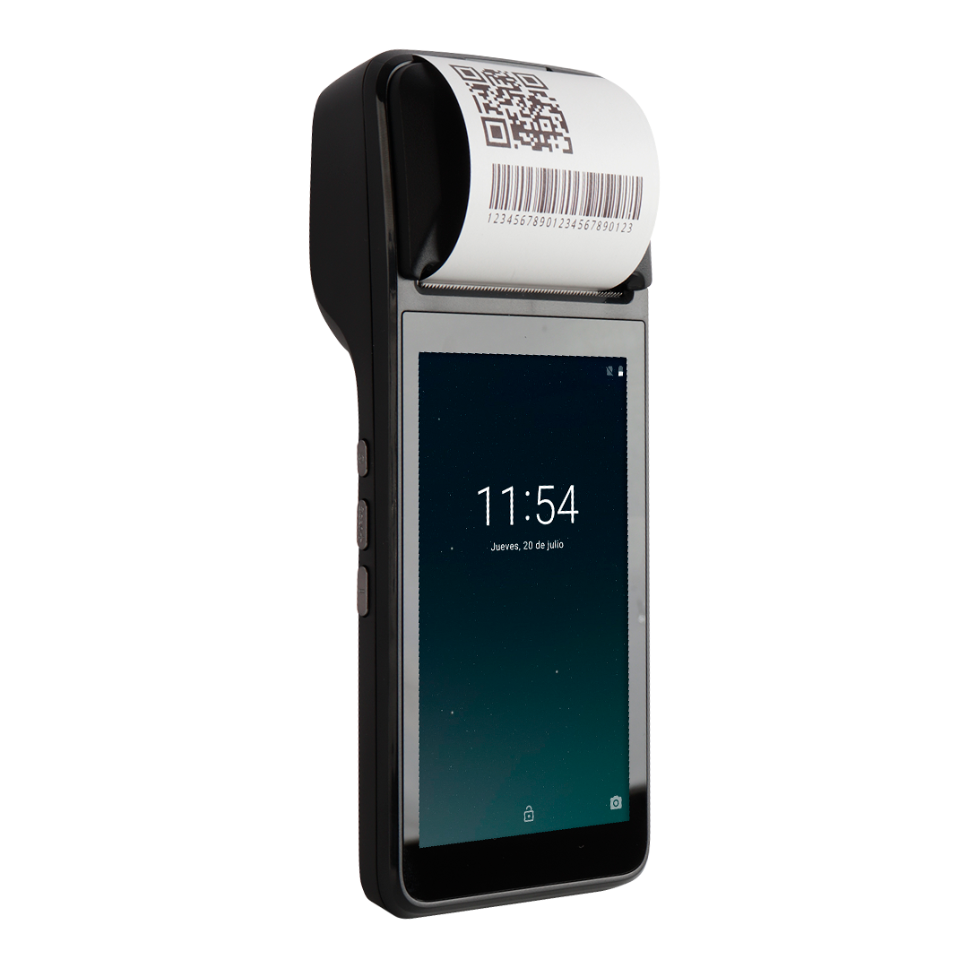 Punto de venta H5 con Android 8.1 e Impresora de Recibos