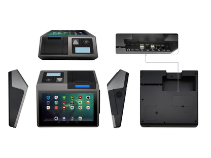 punto de venta android 11 terminal POS impresora de recibos e impresora de etiquetas