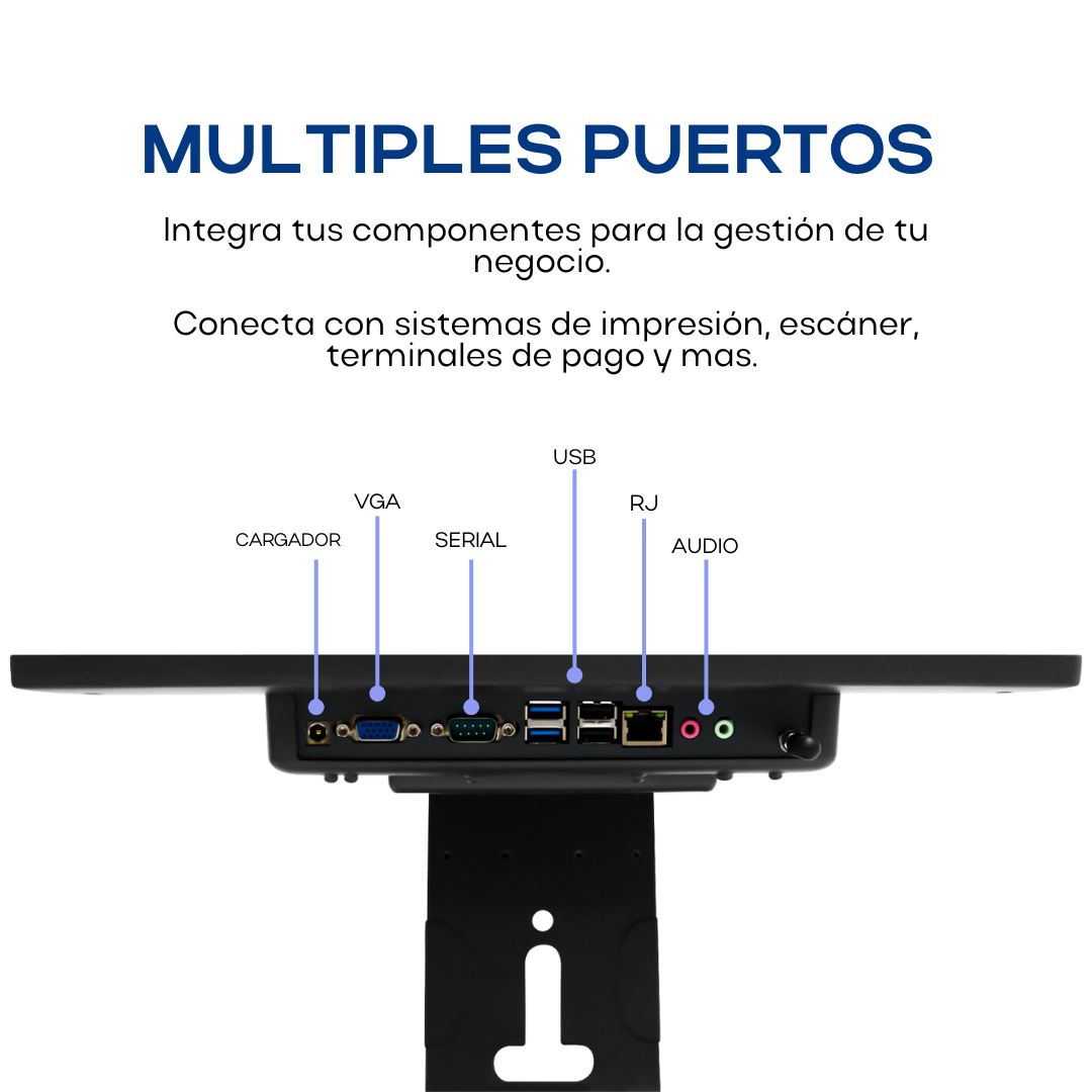 Punto de Venta Windows 10 con Pantalla Táctil de 15.6'' M8W