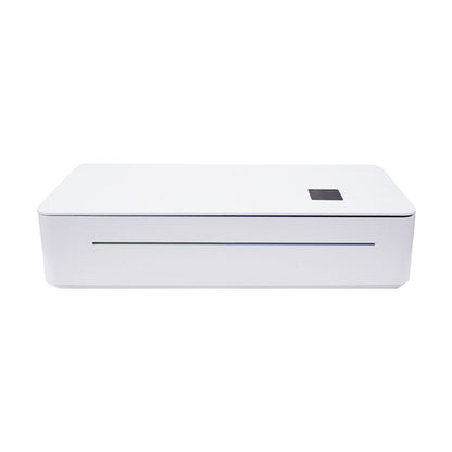 Imagen frontal de la Impresora Portátil Térmica A4 - USB-C y Bluetooth en color blanco