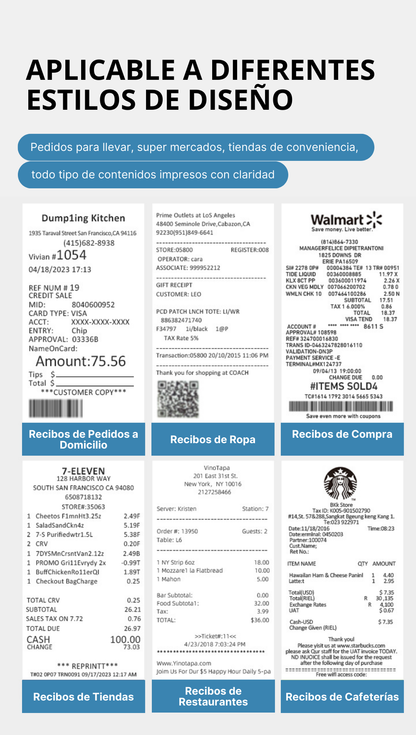 Impresora Térmica de Recibos de 58 mm