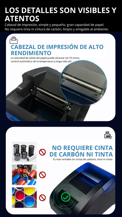 Impresora Térmica de Recibos de 58 mm