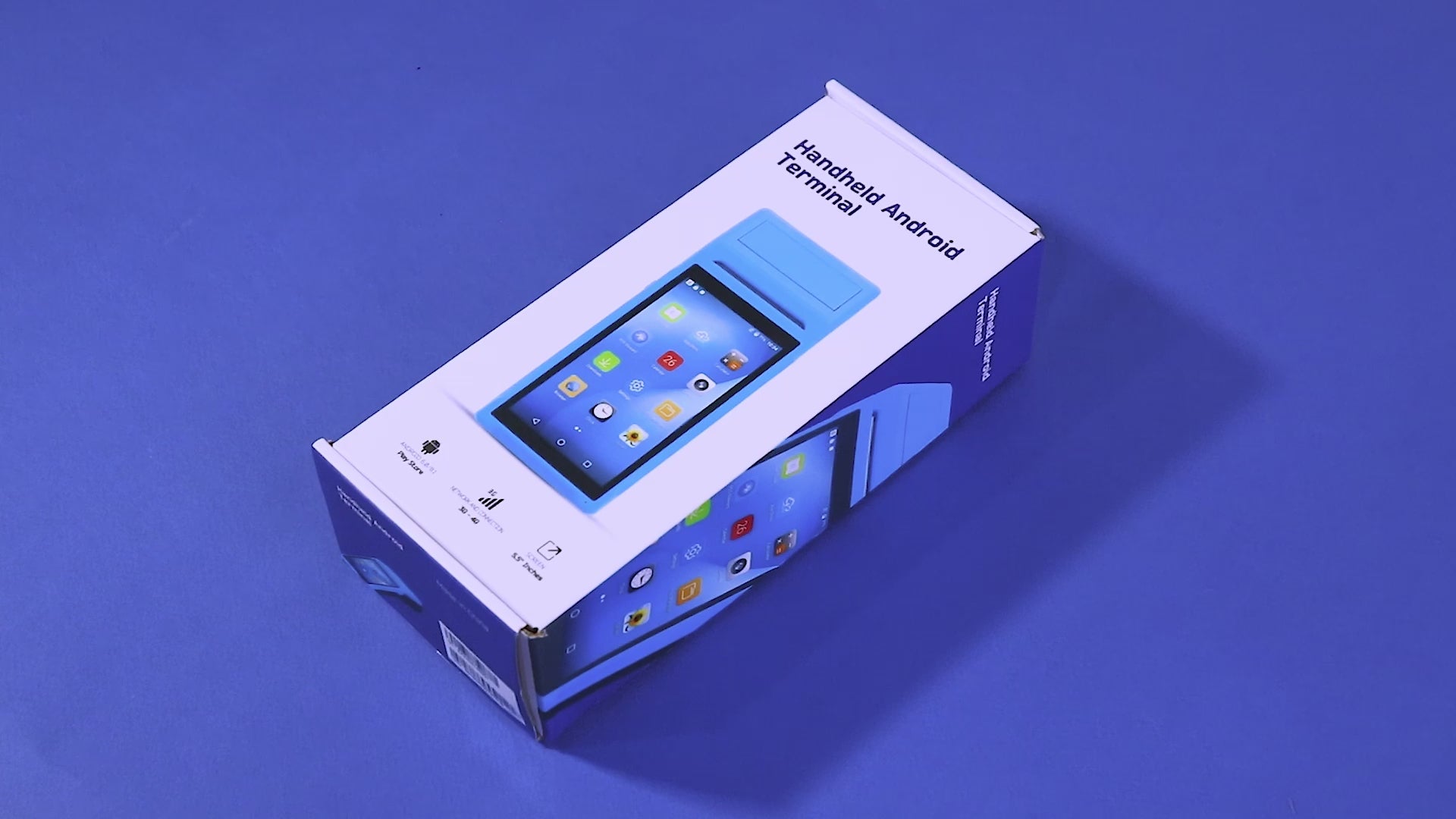 Cargar vídeo: Punto de Venta Q2i Android 11 con Impresora Térmica de Alta Velocidad para Recibos de 58mm y Pantalla Táctil de 5.5'