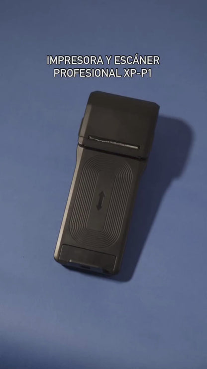 Punto de Venta Impresora Térmica Portátil XP-P1 y Escáner de Códigos de Barras 1D/2D